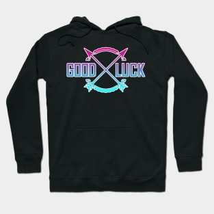 Good Luck Arrows Camping Archery Symbol Hoodie